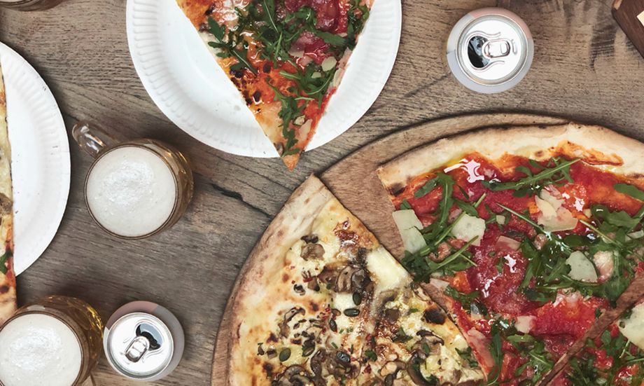 Unlimited pizza and a free Camden beer at Homeslice